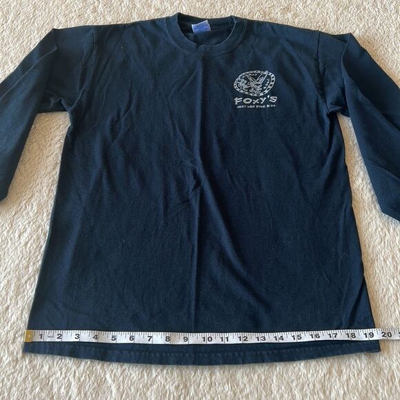 Foxys Jost Van Dyke long sleeve shirt black size medium - Picture 11 of 16